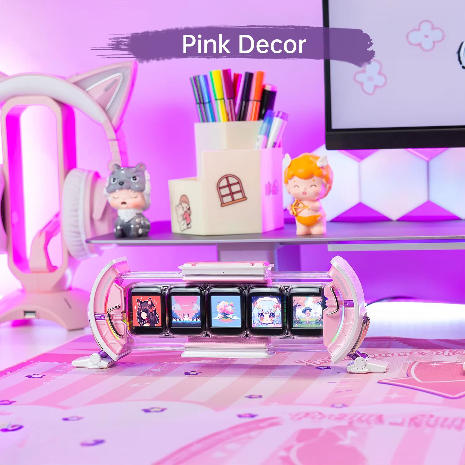 Divoom Times Gate Smart Pixel Clock  AppControlled Digital Display With Weather Stocks  Gaming Widg 1