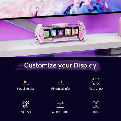 Divoom Times Gate Smart Pixel Clock  AppControlled Digital Display With Weather Stocks  Gaming Widg 2