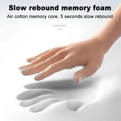 Ergonomic UShaped Memory Foam Travel Pillow  Soft Cervical Neck Support With Massage Feature 3