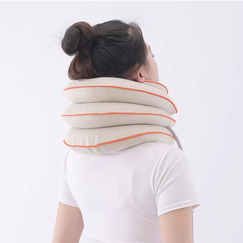Inflatable Cervical Neck Traction Device  Adjustable Neck Stretcher For Pain Relief  Posture Correc 2