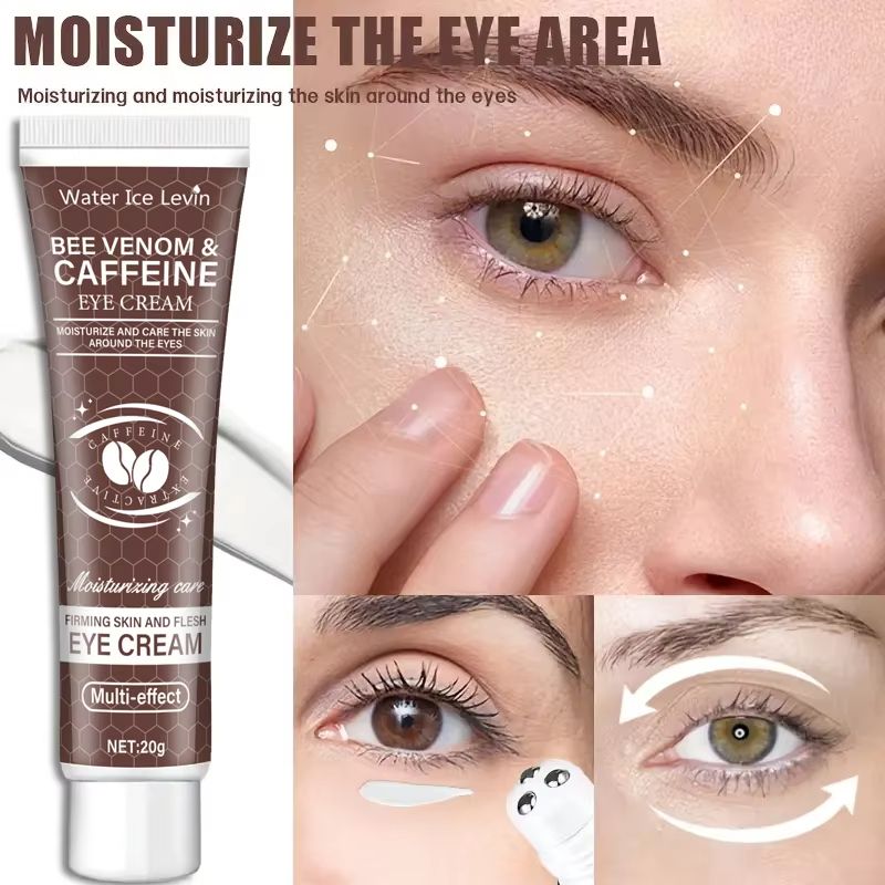 Natural Caffeine Firming Eye Cream  Moisturizing AntiAging Formula For Dark Circles Puffiness  Fine 1