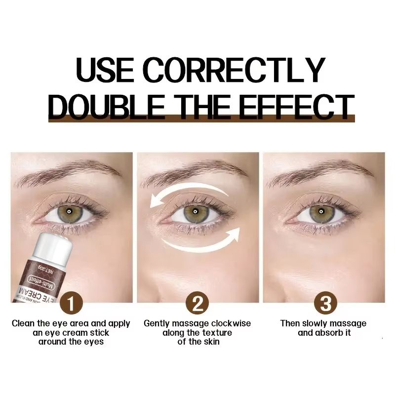 Natural Caffeine Firming Eye Cream  Moisturizing AntiAging Formula For Dark Circles Puffiness  Fine 5