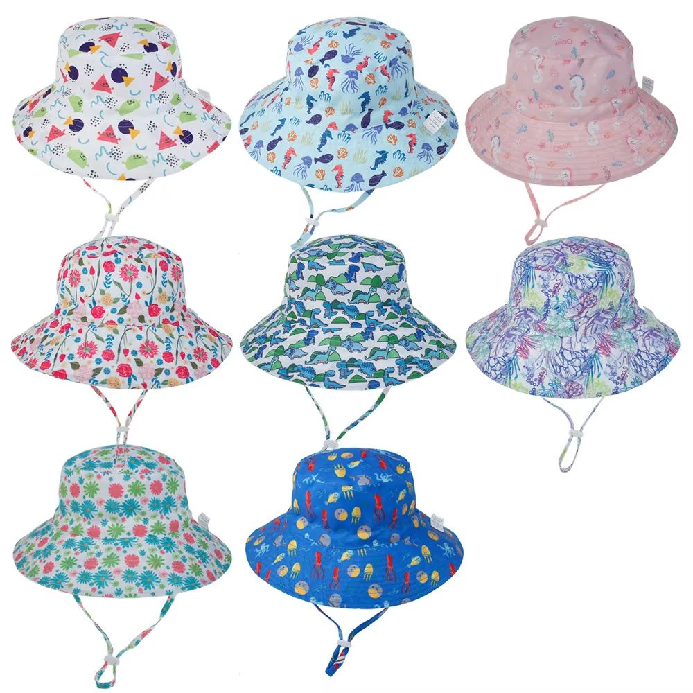 Kids UV Protection Sun Hat  Breathable Outdoor Baby Sun Cap With Neck  Ear Cover 08 Years 1