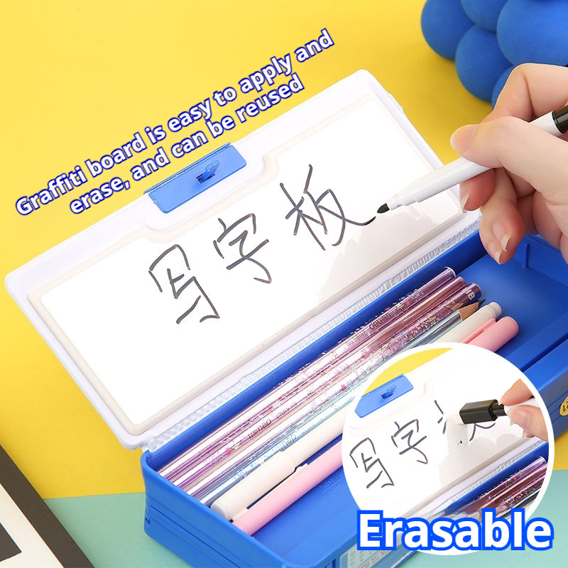 Kuromi Melody Sanrio Pencil Box, Multi Functional Password Lock Stationery Case, Large Capacity Kids Gift