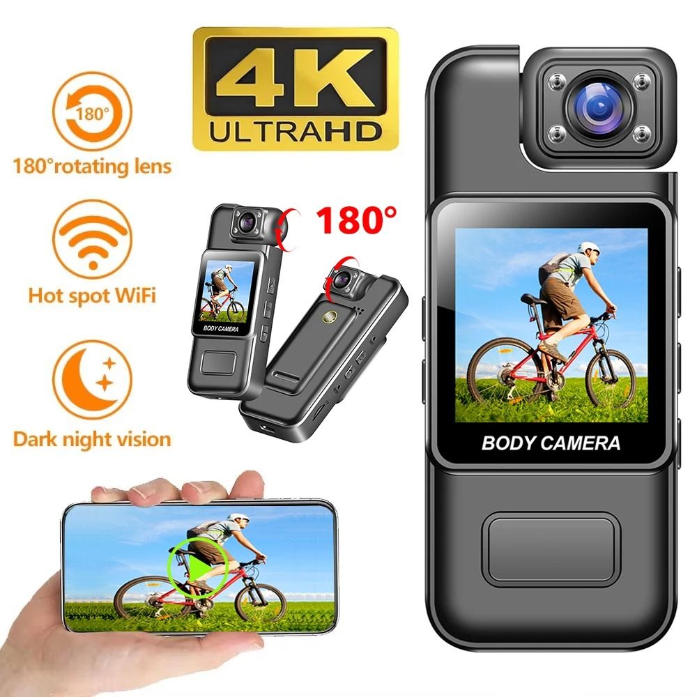 Mini HD Body Camera With Night Vision And Optional WiFi 2