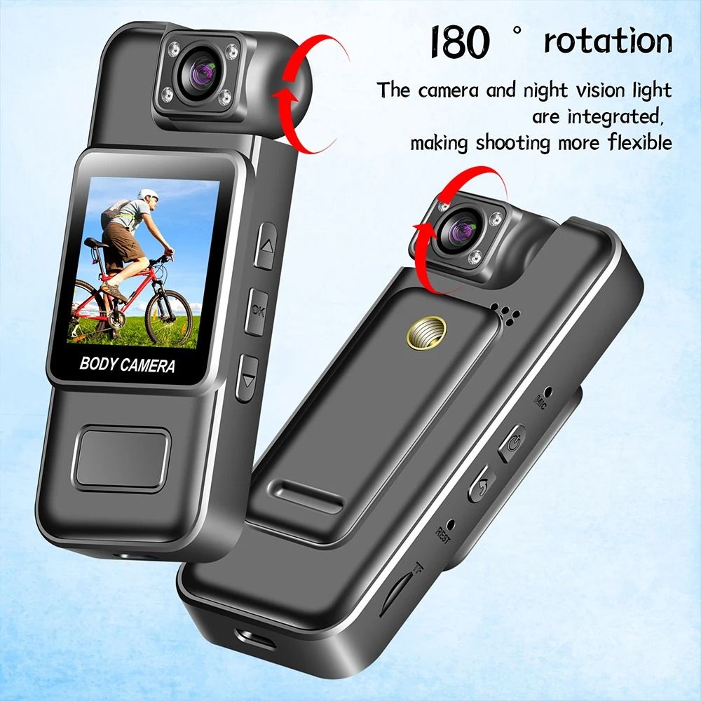 Mini HD Body Camera With Night Vision And Optional WiFi 5
