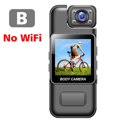 Mini HD Body Camera With Night Vision And Optional WiFi 7
