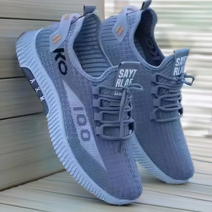 Mens Breathable Sports Running Shoes For Outdoor Walking And Training 1
