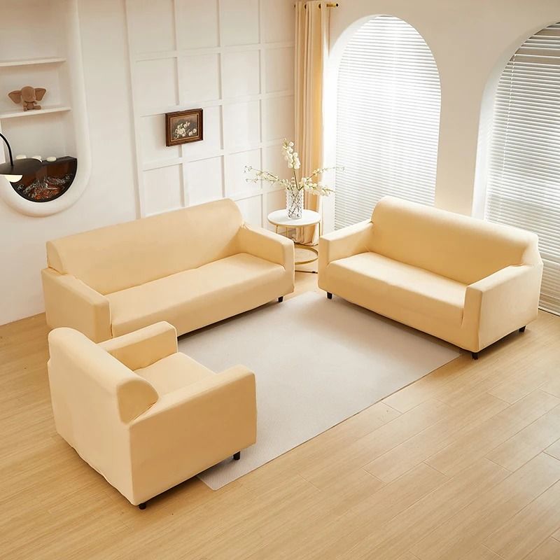 Stretch Sofa Slipcover For Living Room Furniture Protection 5