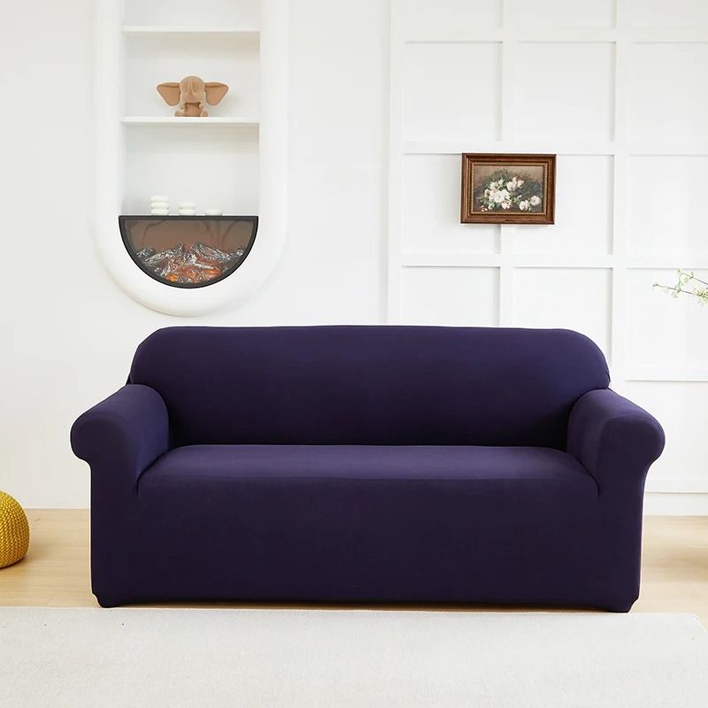 Stretch Sofa Slipcover For Living Room Furniture Protection 12