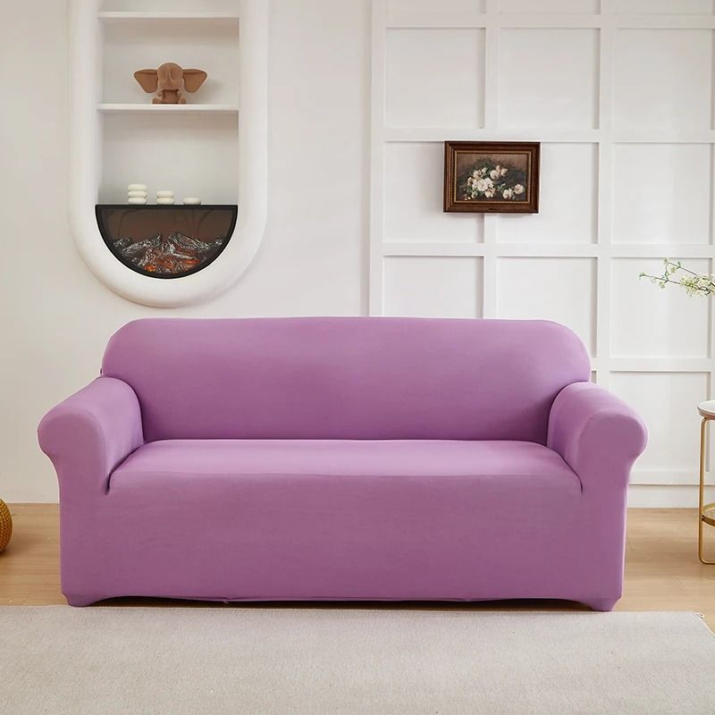 Stretch Sofa Slipcover For Living Room Furniture Protection 17