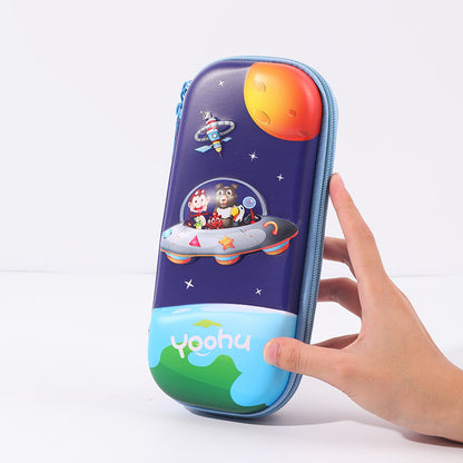 Cartoon Pencil Case for Kids, Cute Large Capacity Pencil Case Bag, School Stationery Organizer, Gift for Students