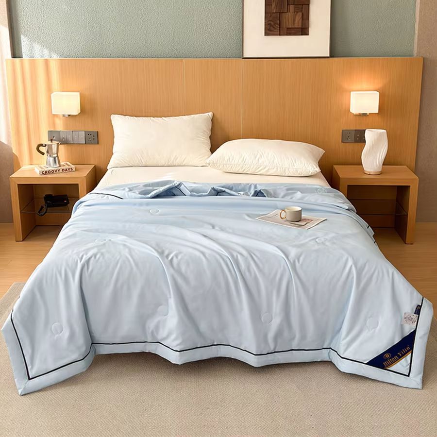 Cooling Blanket For Summer  Lightweight Raw Cotton Air Conditioning Blanket For Adults And Kids 10