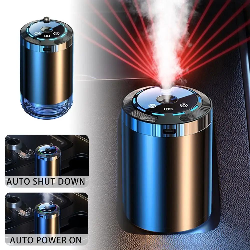 Smart Car Air Freshener Rechargeable Car Aroma Diffuser With Adjustable Intensity 1