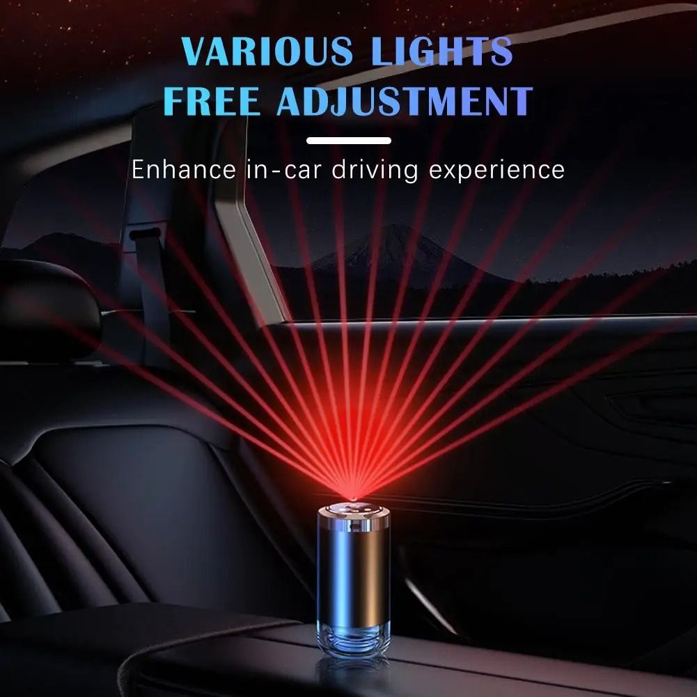 Smart Car Air Freshener Rechargeable Car Aroma Diffuser With Adjustable Intensity 3