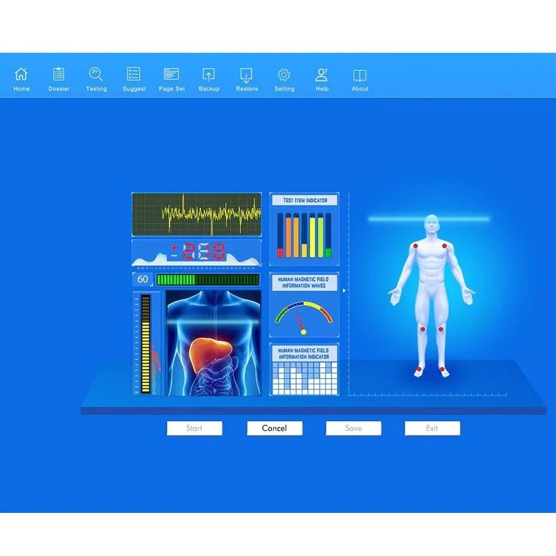 Quantum Magnetic Resonance Body Analyzer With 54 Health Reports 5