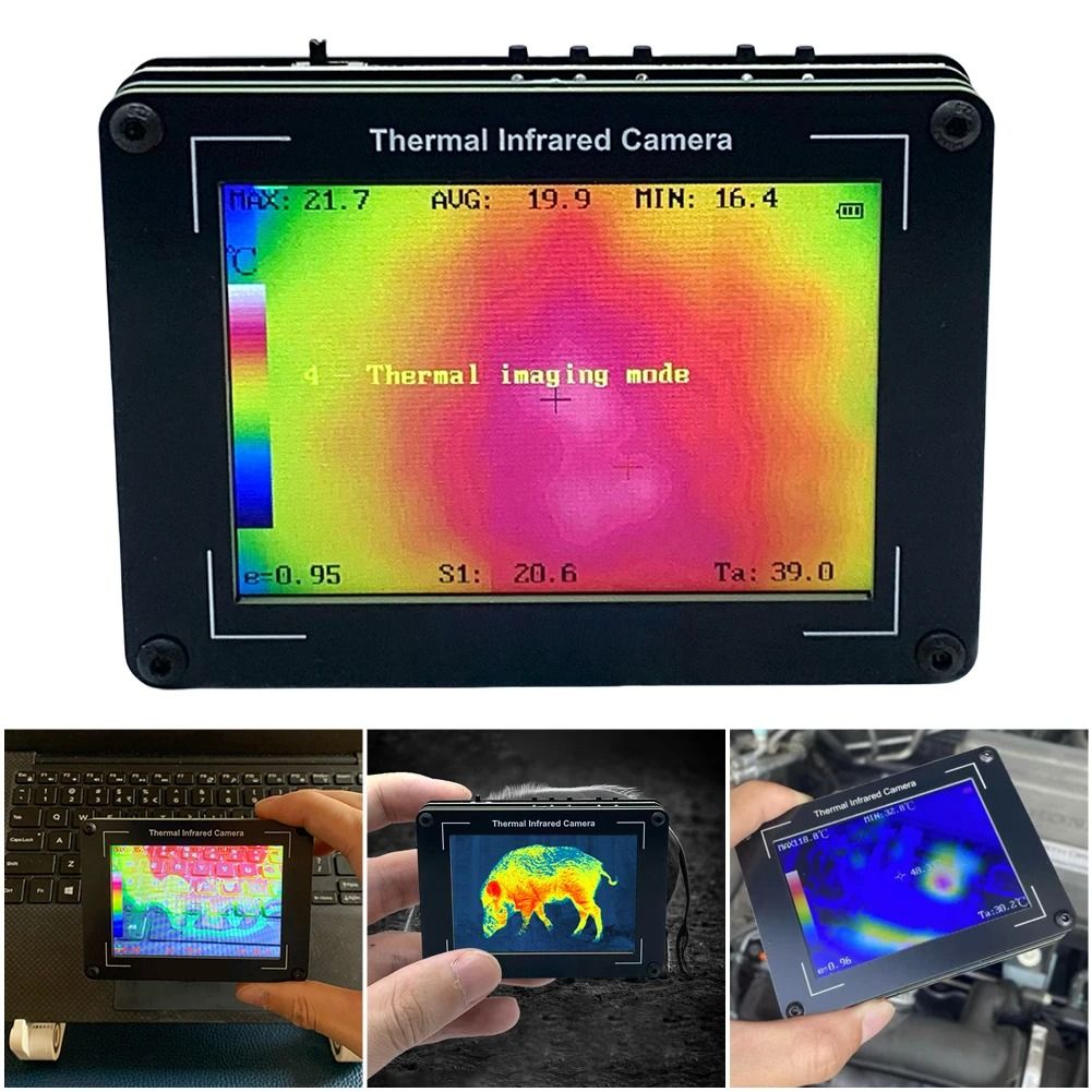 Thermal Infrared Camera With 35 Inch Display For Inspection And Diagnostics 3