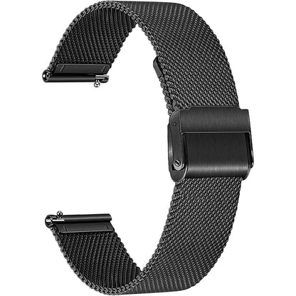 Universal Milanese Watchband Quick Release Stainless Steel Mesh Strap In Silver 7
