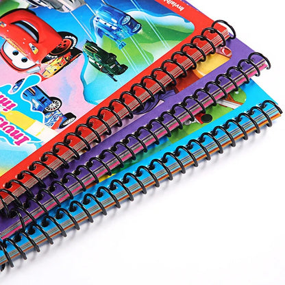 DIY Magic Watercolor Painting Book for Kids, Frozen Disney Puzzle Graffiti, Mickey Mouse Sofia Cars Cartoon Gift