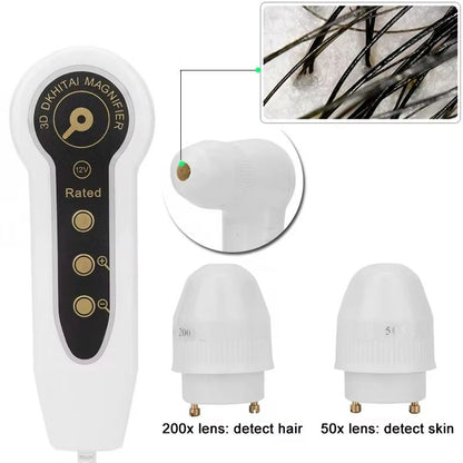 Advanced 5 Inch Skin And Scalp Analyzer Dual Lens Diagnostic Tool 3