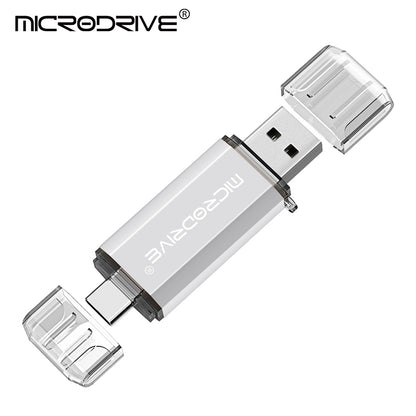 Dual-Port Type C USB Flash Drive – 2-in-1 OTG Pen Drive for Phones & PCs