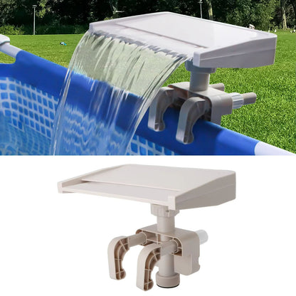 Relaxing Pool Waterfall Fountain Attachment for Ground Pools