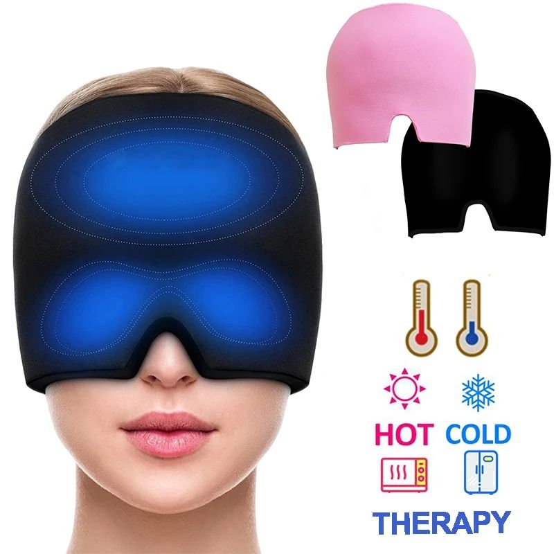Gel Ice Headache Relief Hat Cold Therapy Cap