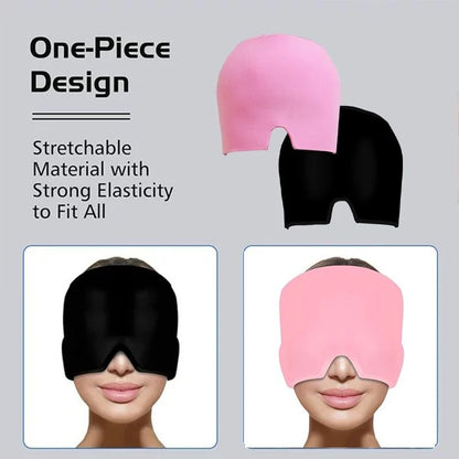 Gel Ice Headache Relief Hat Cold Therapy Cap 1