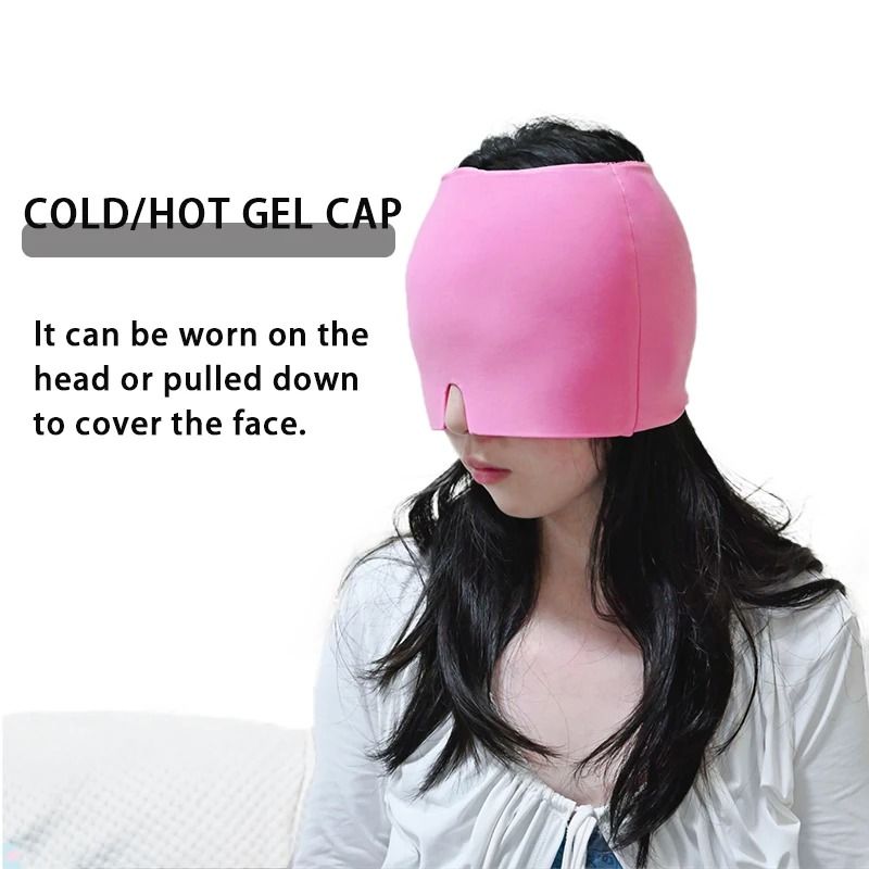 Gel Ice Headache Relief Hat Cold Therapy Cap 3