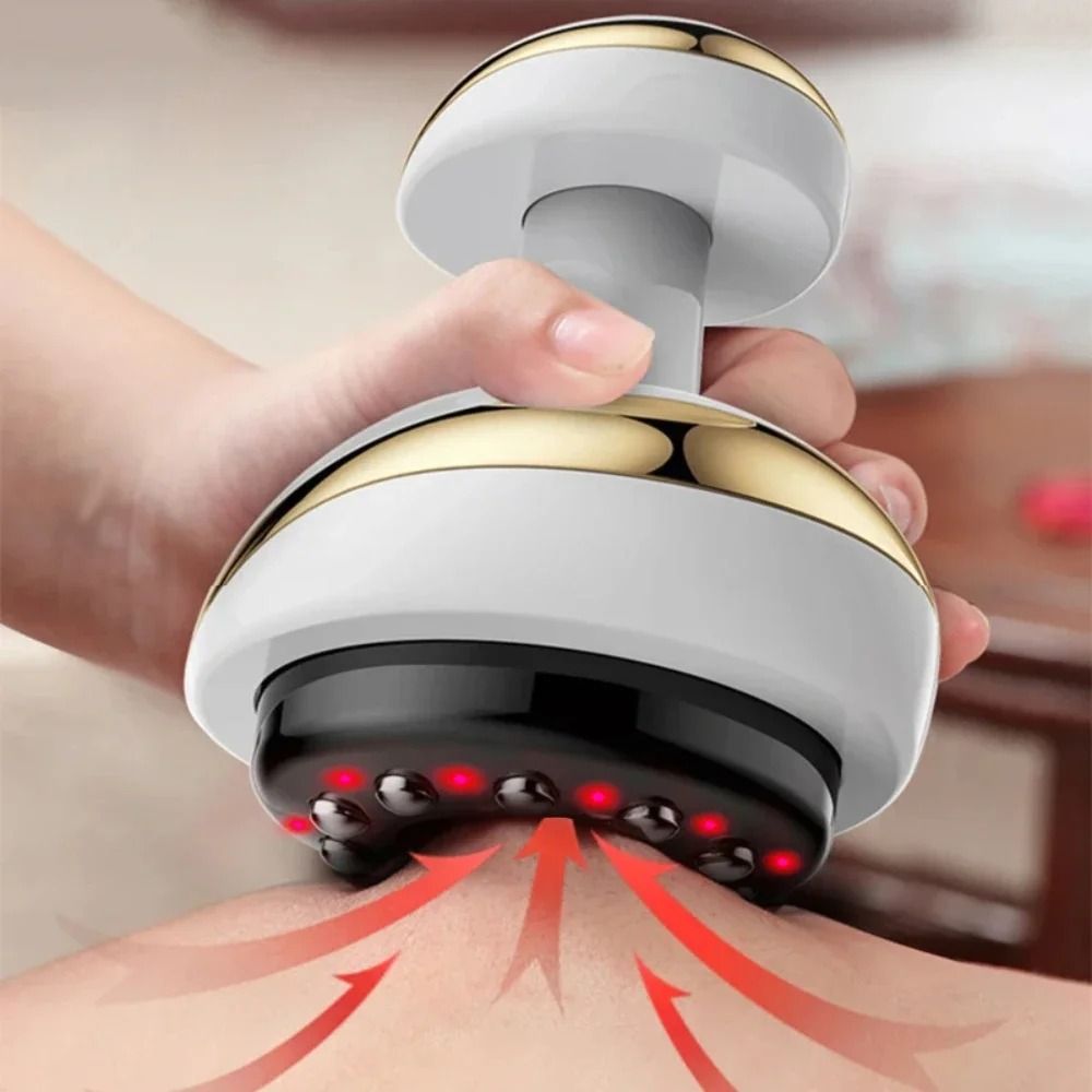 Electric Cupping Massager with Vacuum Suction and Heating Therapy