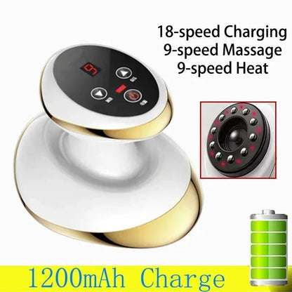 Electric Cupping Massager With Vacuum Suction And Heating Therapy 8
