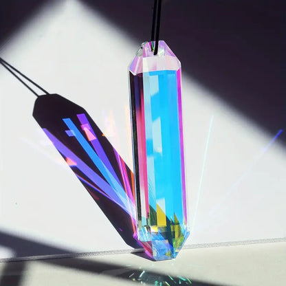 2 Pcs Crystal Rainbow Sun Catcher Prisms Stunning Window & Garden Decor