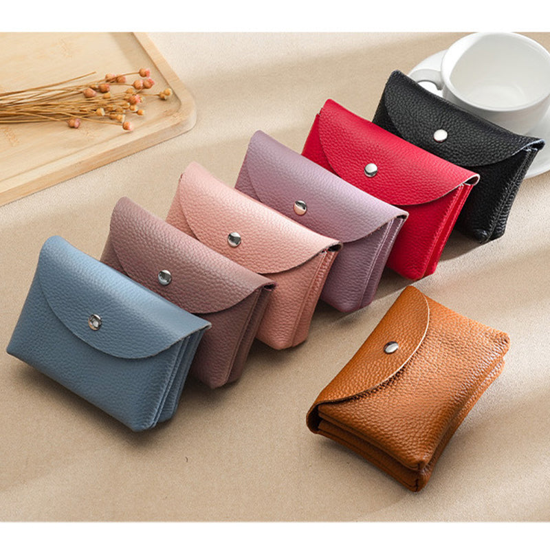 PU Leather Luxury Coin Purse, Business Card Wallet with Zipper, Personalized Initials Holder, Ideal Gift Bag