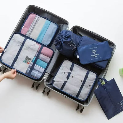 Travel Bliss 7 Piece Packing Cube And Luggage Organizer Set 11