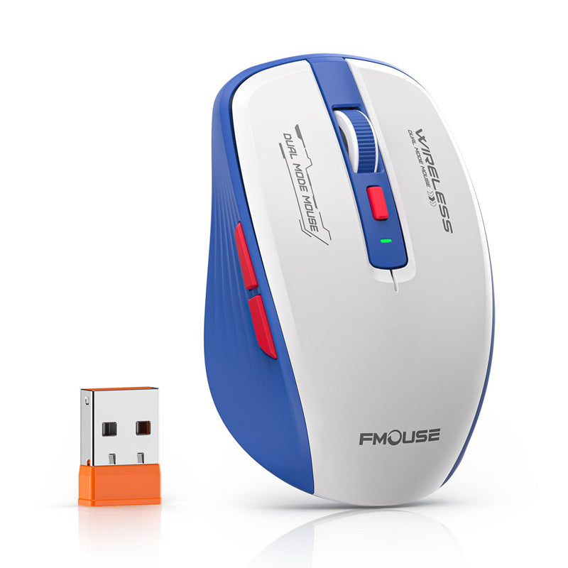 Xiaomi Bluetooth Mouse Wireless Dual Mode, Silent 1600 DPI, Ergonomic Portable Mouse for Android, PC, Laptop