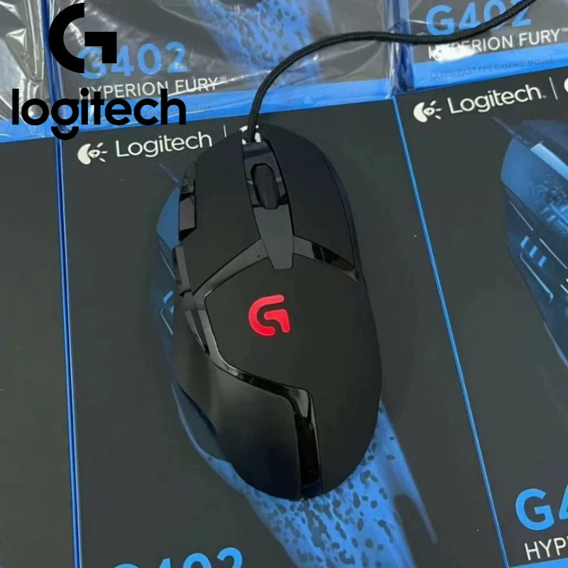 Logitech Hyperion Fury Gaming Mouse, Wired Optical Sensor, FPS Gaming Mouse for PC, Precision Computer Mouse