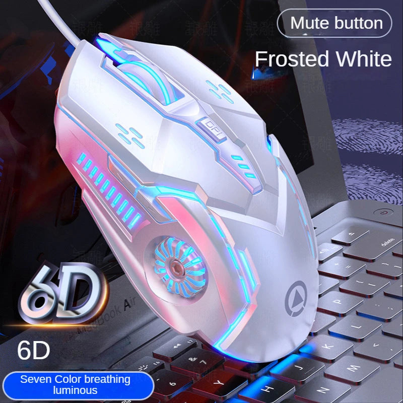 Original G5 Wired Mouse with Backlight, 6 Programmable Keys, High Sensitivity Gaming Mouse for Game Computer Tablet PC