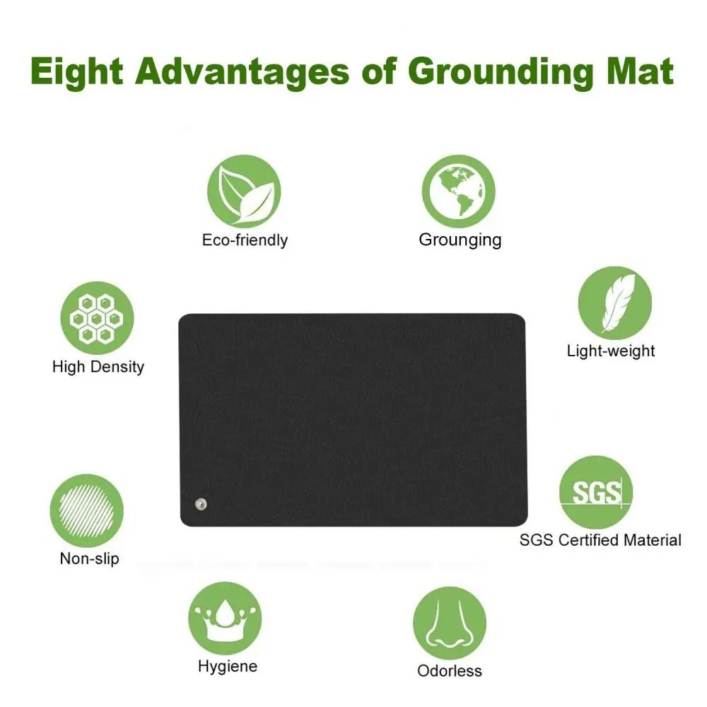 90x60cm Grounding Mat With Earthing Cable For Sleep EMF Recovery And Electrostatic Discharge 2