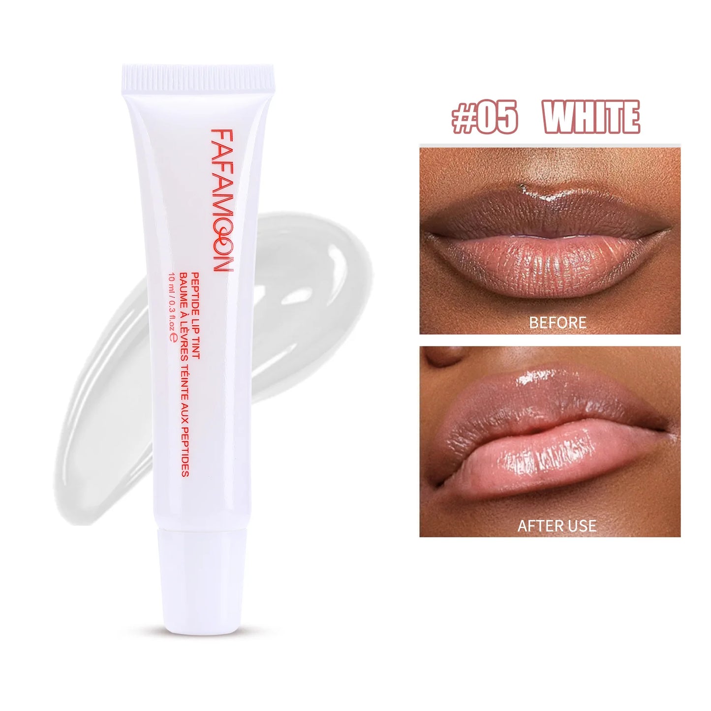 Soft Tube Mirror Lip Gloss Nude Brown Plumping Lip Gloss Moisturizing Lip Oil Transparent Lipgloss  5
