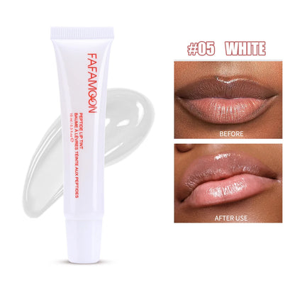 Soft Tube Mirror Lip Gloss Nude Brown Plumping Lip Gloss Moisturizing Lip Oil Transparent Lipgloss  5