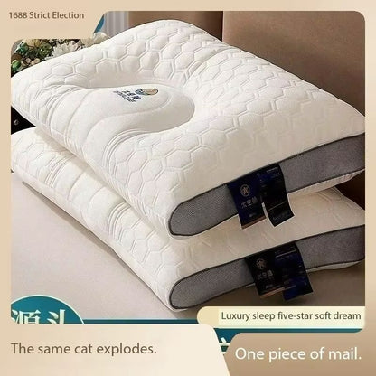 3D Ergonomic Space Pillow for Neck Support and Comfortable Sleep