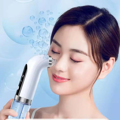 Black Pore Vacuum Cleaner, Electric Micro Bubble Cleanser, USB Charging Beauty Instrument Skin Care Tool for Deep Clean