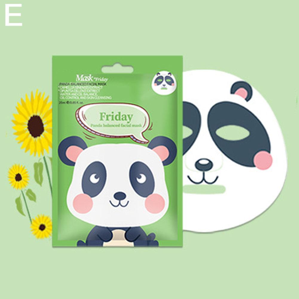 Cute Cartoon Facial Mask, Moisturizing Hydrating Mask for Deep Moisturizing Tender Skin, Animal Mask Skin Care Gift
