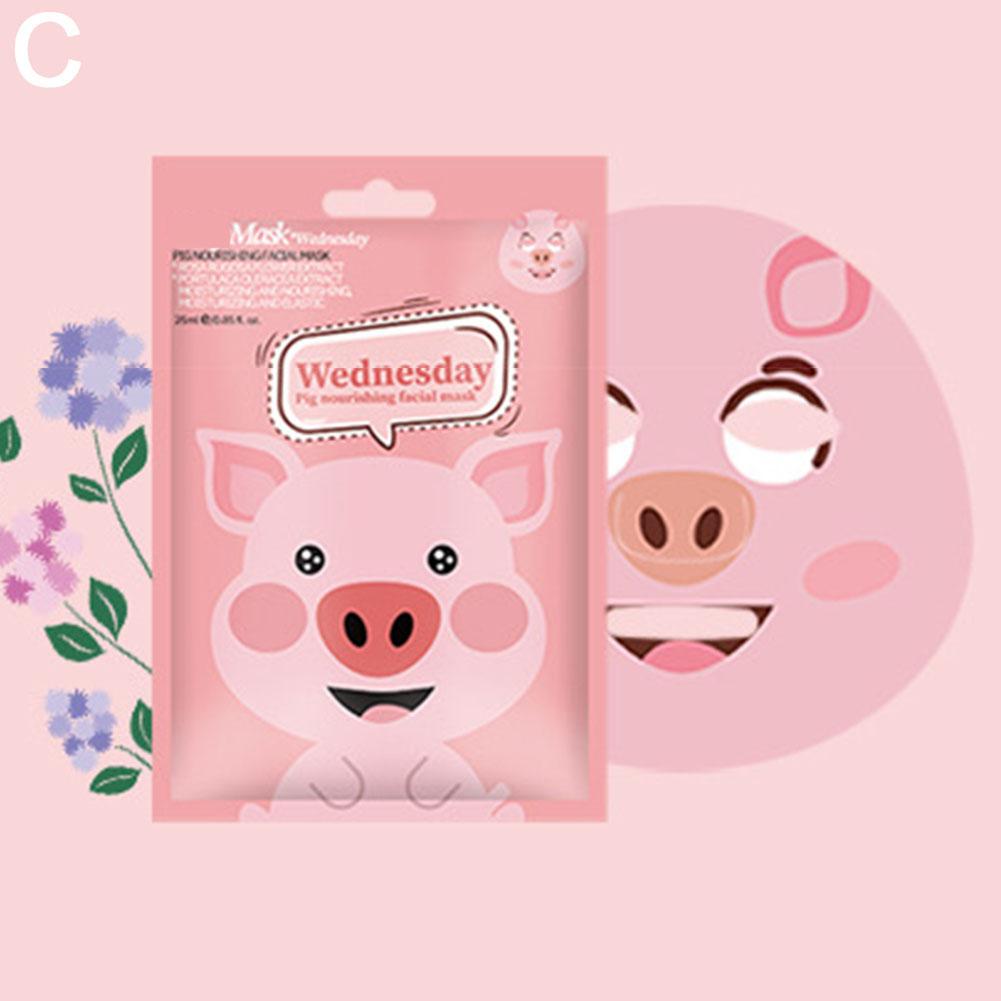 Cute Cartoon Facial Mask, Moisturizing Hydrating Mask for Deep Moisturizing Tender Skin, Animal Mask Skin Care Gift