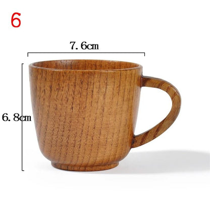 Wooden Big Belly Cup Handmade From Natural Spruce 11