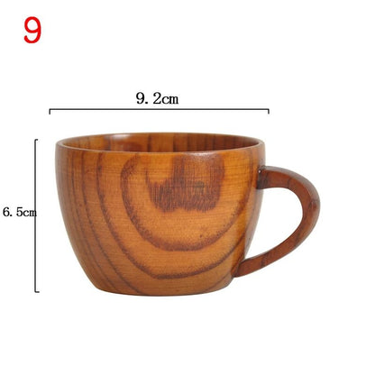 Wooden Big Belly Cup Handmade From Natural Spruce 14