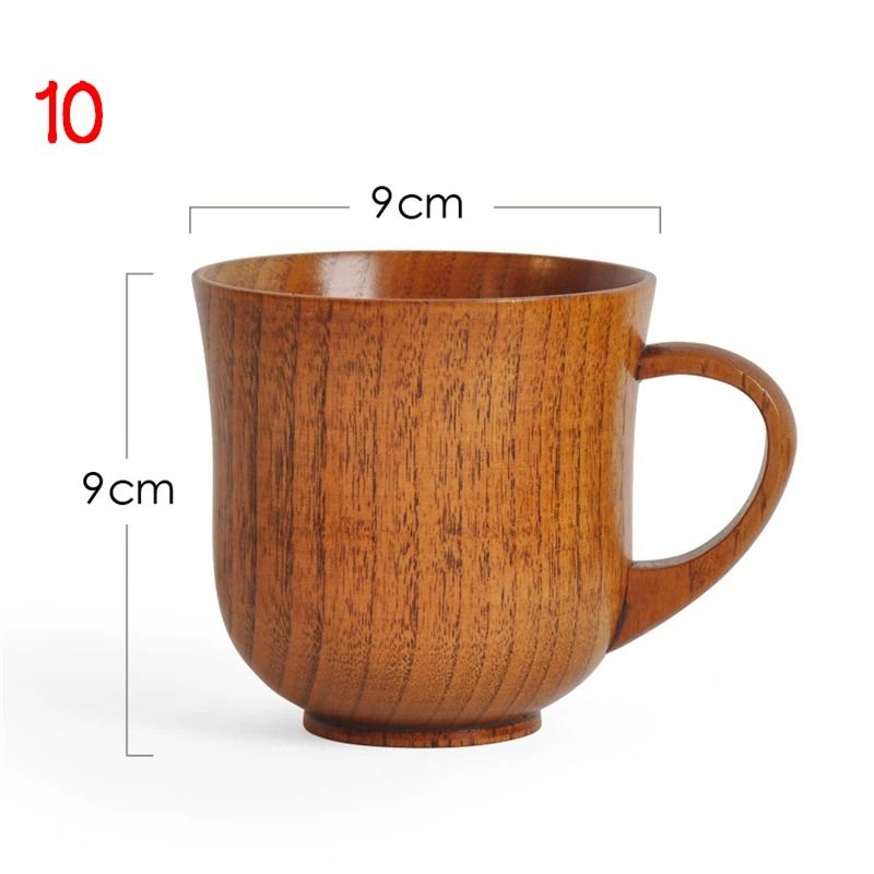Wooden Big Belly Cup Handmade From Natural Spruce 15