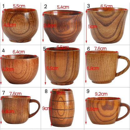 Wooden Big Belly Cup Handmade From Natural Spruce 5