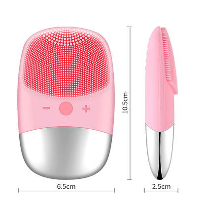 Brush Sonic Electric Facial Cleanser Electric Face Cleansing Brush Skin Care Tools Scrubber Massage 1