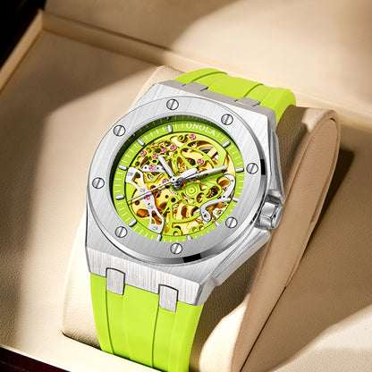 Luxury Sports Men Watch, Top Brand Automatic Mechanical Wristwatch, Waterproof Fashion Watch Gift
